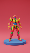 Hyper Strike Action Figure with Glow Gear