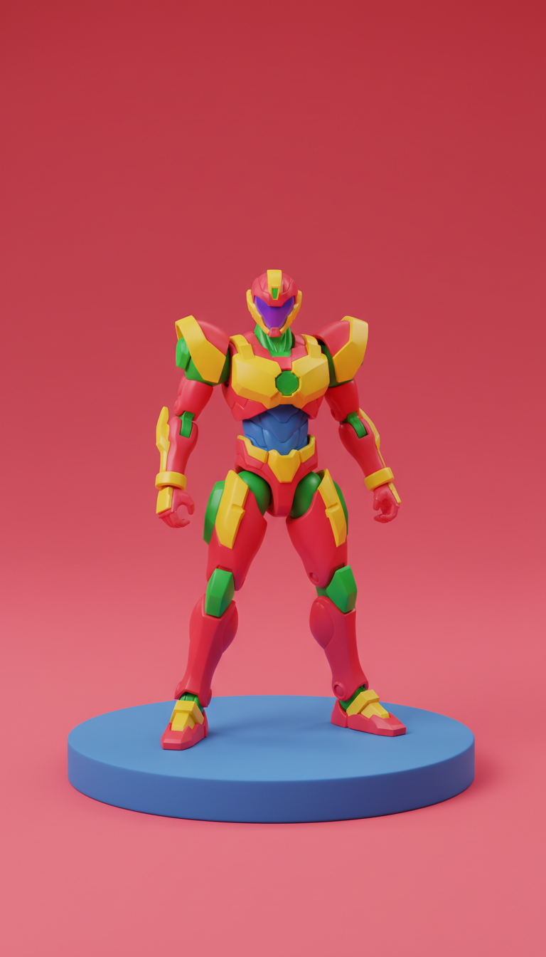 Hyper Strike Action Figure with Glow Gear