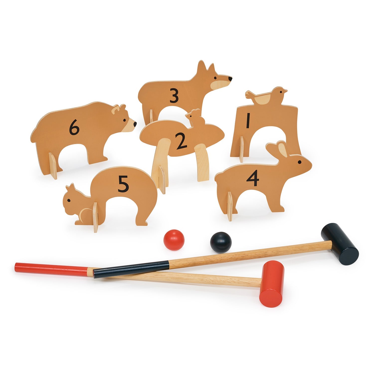 Indoor Woodland Croquet Set