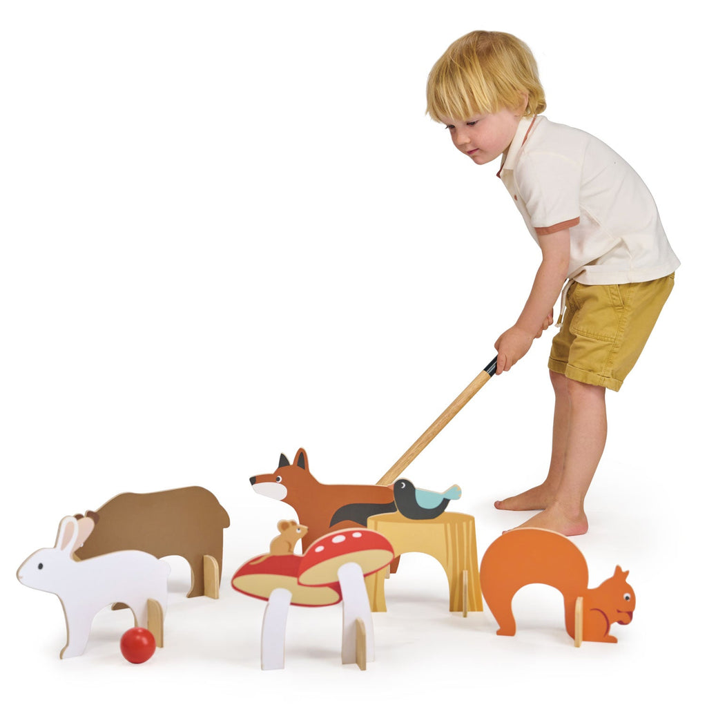Indoor Woodland Croquet Set