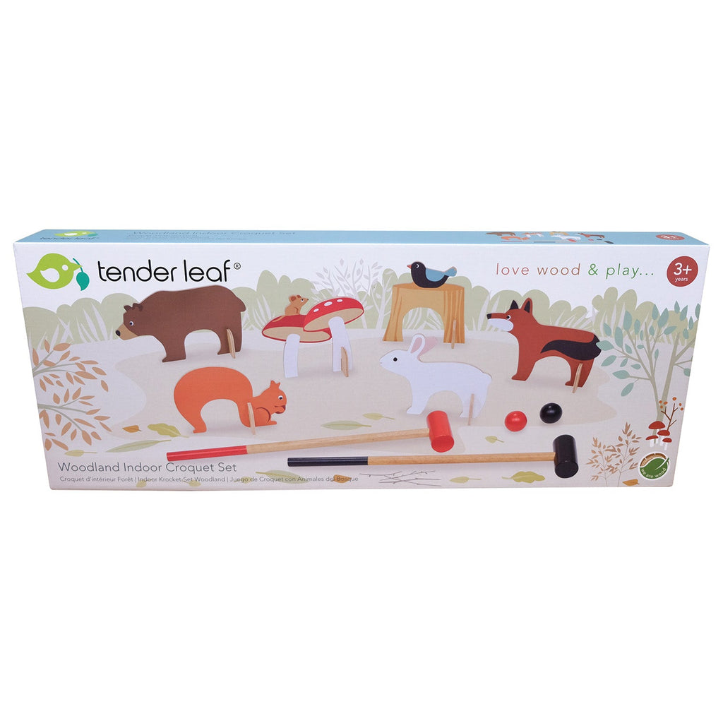 Indoor Woodland Croquet Set