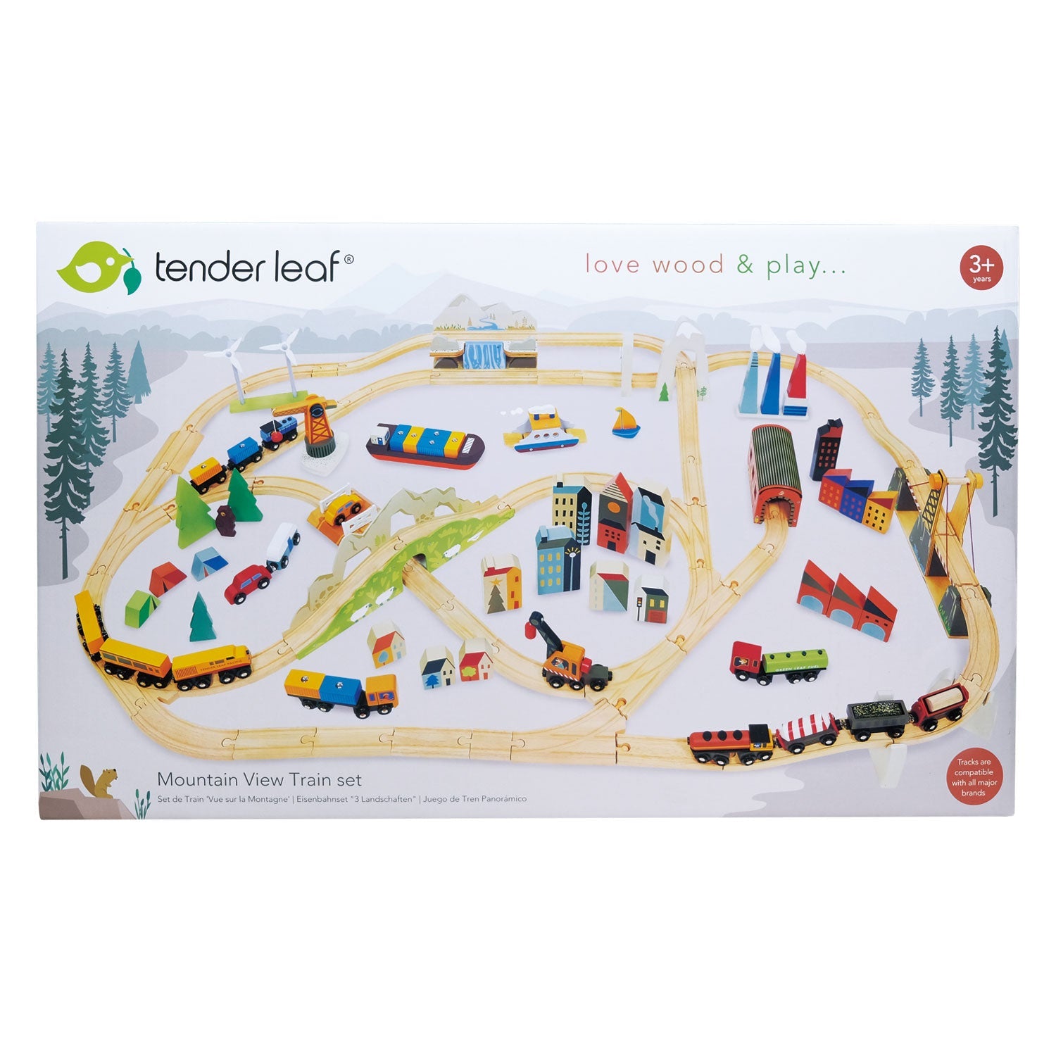 Mountain View Train Set