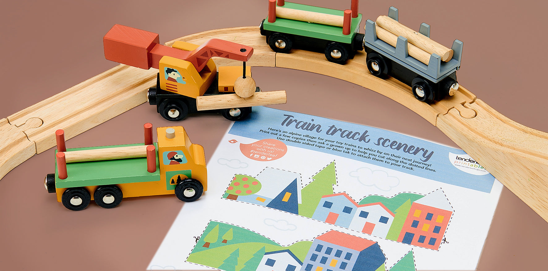Wild Pines Train Set